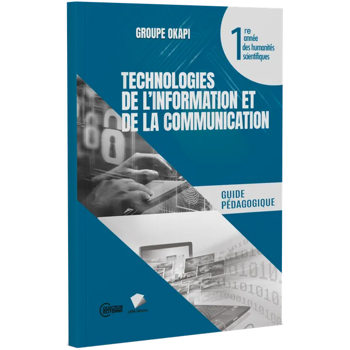 Couverture de TIC et Technologie - 1ère Année Hum (Guide pédagogique)