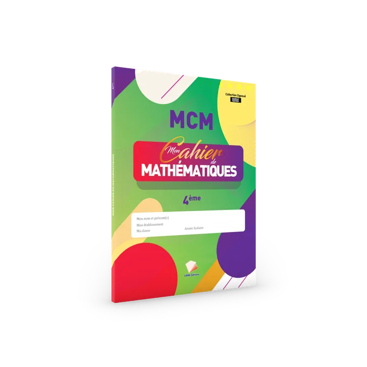 Couverture de Mon cahier de Mathématiques 4ème