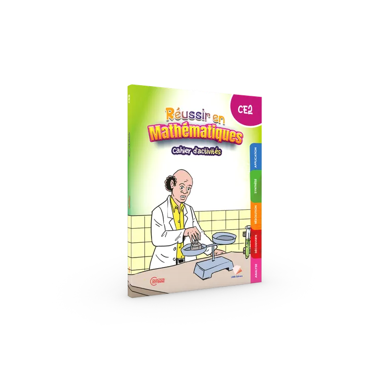 Couverture de Réussir en mathématiques - CE2 (Cahier d’activités)