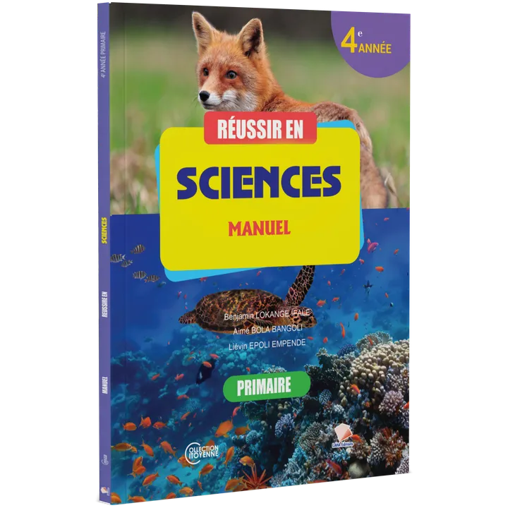 Couverture de Réussir en Sciences d'Éveil - 4ème Primaire (Manuel)