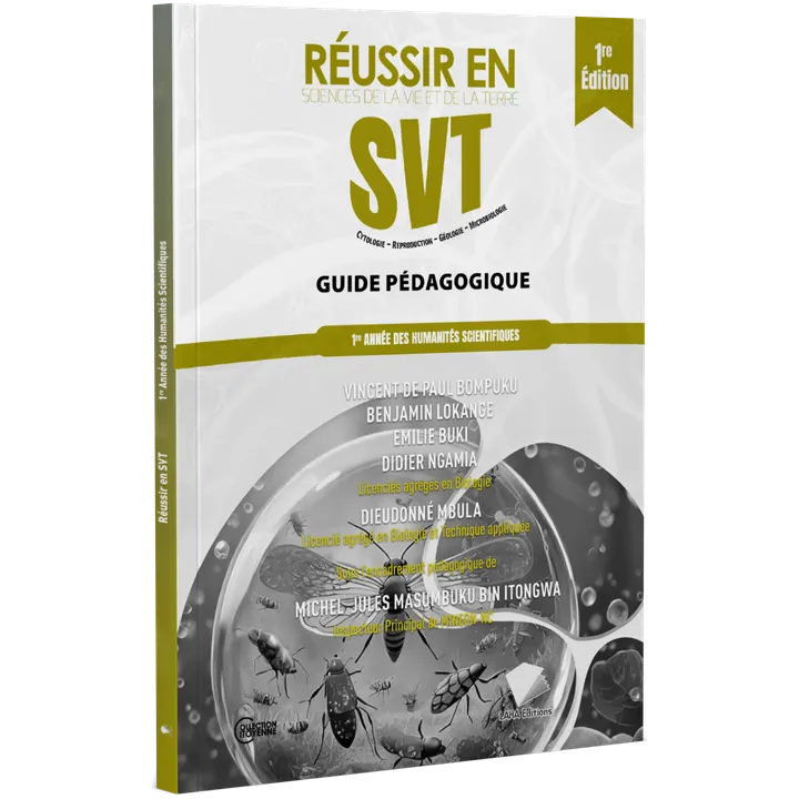 Couverture de Réussir en SVT - 1ère Année Hum (Guide pédagogique)
