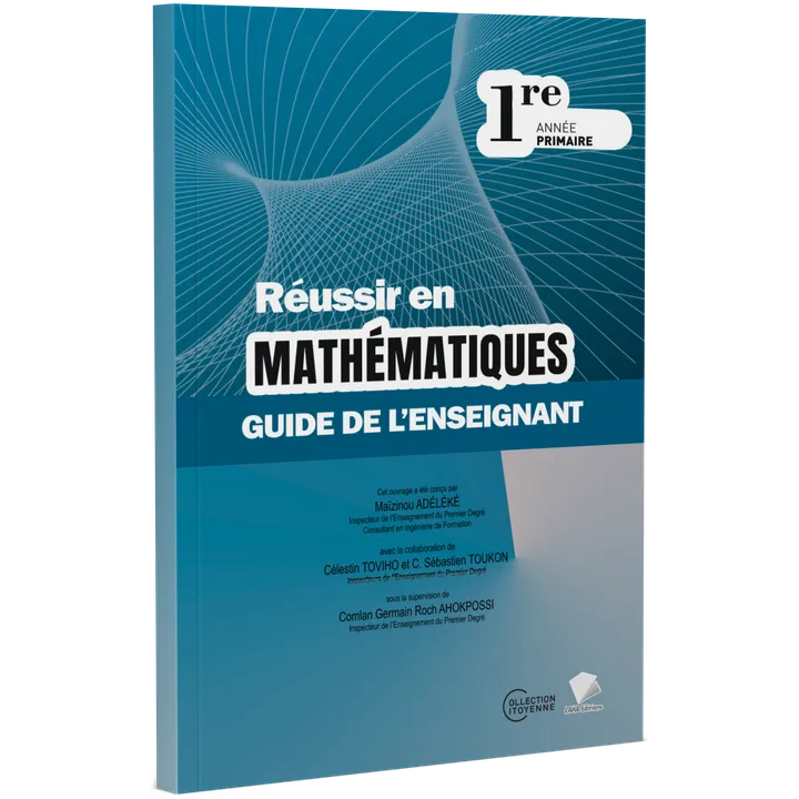 Couverture de Réussir en Mathématiques - 1ère Primaire (Guide de l'enseignant)