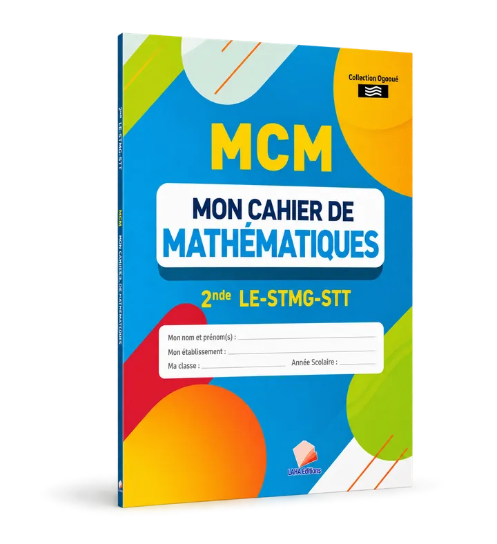 Couverture de Mon cahier de Mathématiques - 2nde