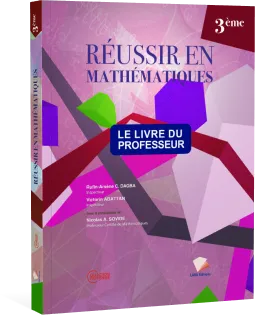 Couverture de Réussir en Mathématiques - 3ème (Livre du professeur)