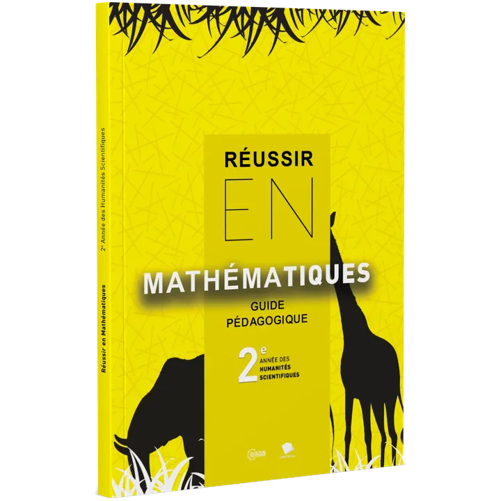 Couverture de Réussir en Mathématiques - 2ème Année Hum (Guide pédagogique)