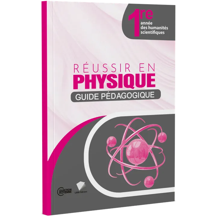 Couverture de Réussir en Physique - 1ère Année Hum (Guide pédagogique)