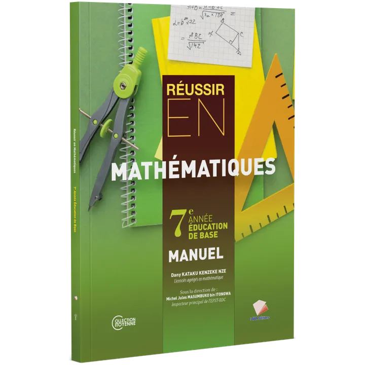 Couverture de Réussir en Mathématiques - 7ème Année EB (Manuel)